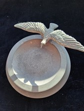 Strange metal ashtray with a seagull of all things!