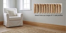 Solid oak skirting boards - solid,