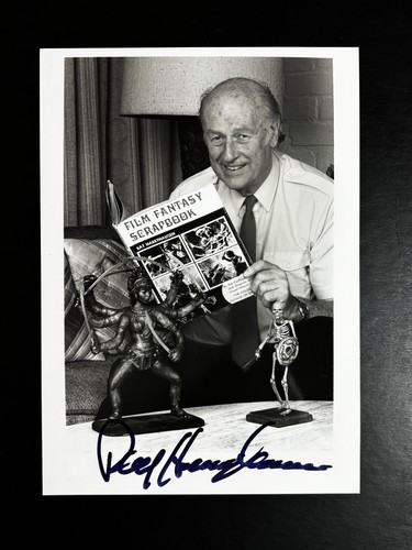 Ray harryhausen signed - signed, 5x7