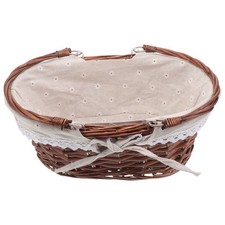  Wicker Storage Basket Fruit