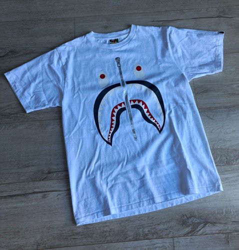 Men white bape shark face - men’s,