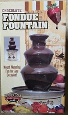 Prima Electric Chocolate Fondue Fountain 3-Tier Model CFF-844 - Unused In Box