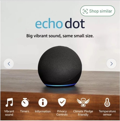 New amazon echo dot 5th - echo,