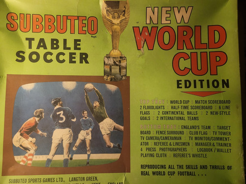 Subbuteo table soccer - table, –