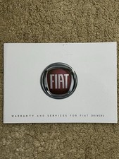 FIAT SERVICE BOOK Damaged ALL