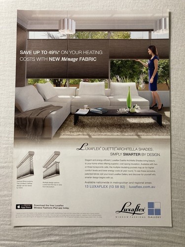 2014 luxaflex footwear print - luxaflex,