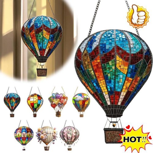 Hot air balloon model - hot, acrylic