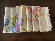 Vintage Floral Handkerchief