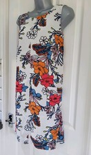 NEXT WHITE FLORAL LINEN MIX