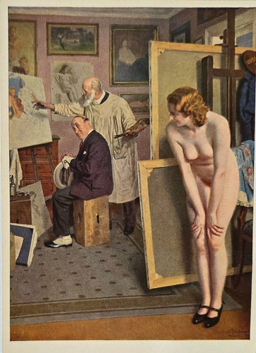 Postcard erotic woman nude