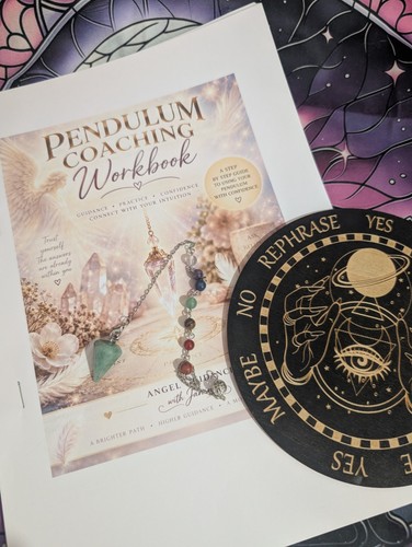 Crystal pendulum set - set, with