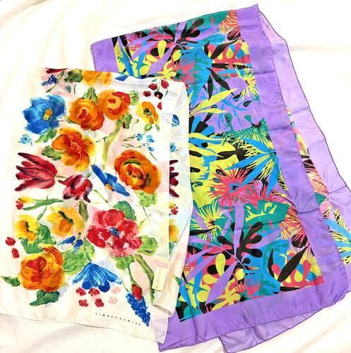 100 silk long floral - 2,