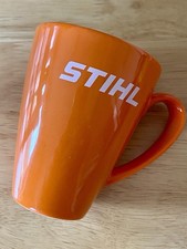 Stihl Ceramic Coffee Tea Mug Orange Made In Bavaria Germany
