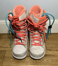 Womens Rare Nike Zoom 407717-100 Snowboard Boots UK Size 5 EUR 38.5