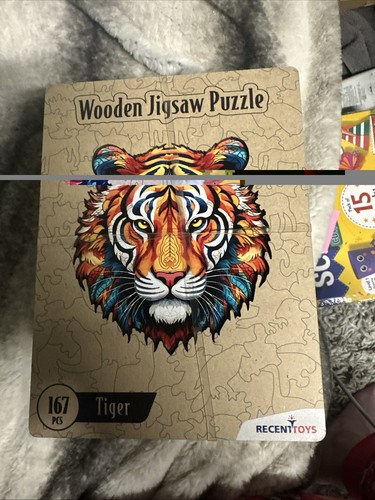 Tiger wooden jigsaw - puzzle, for