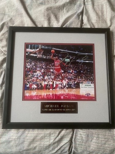 Framed michael jordan signed - framed,