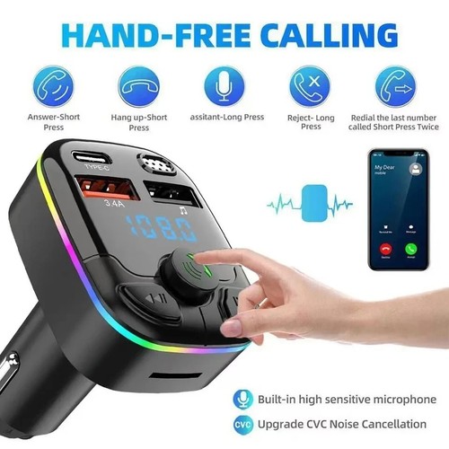 Car charger bluetooth fm - car,