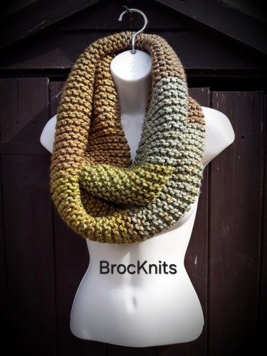 Brocknits hand knitted chunky - knitted,