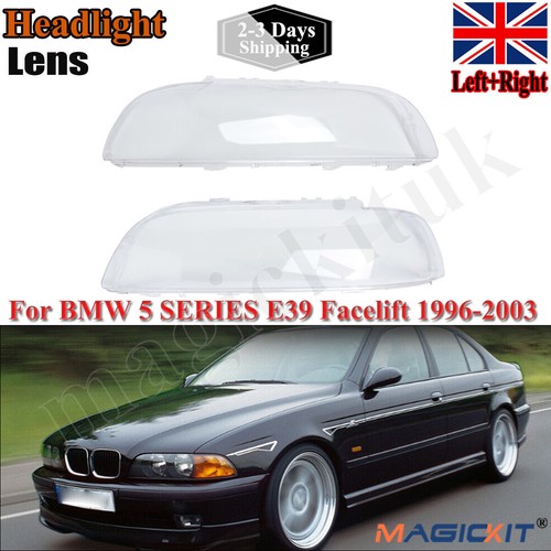 Pair car front headlight lens - pair,