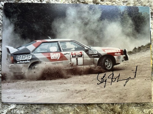 Stig blomqvist hand - blomqvist, signed