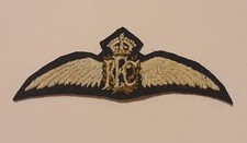 Rare WW1 Royal Flying Corps RFC Cloth Pilot's Wing