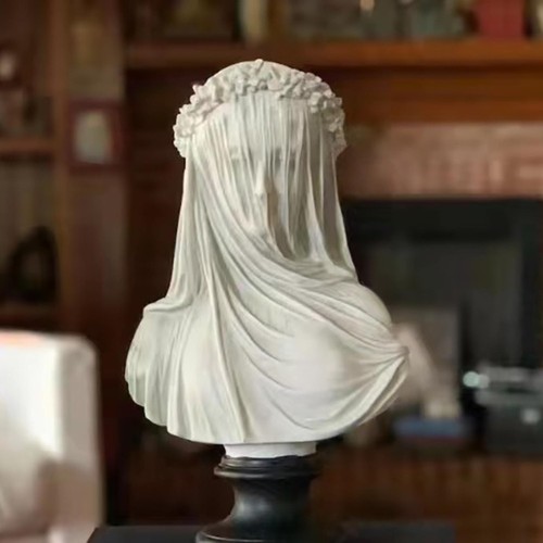 Abstract veiled maiden - veiled,