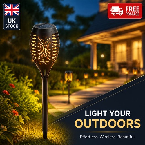 Solar flame torch - solar,