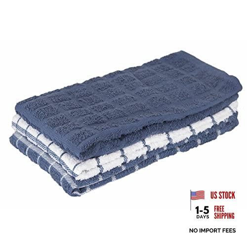 Blue kitchen towels premium - blue,