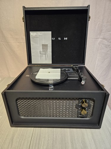 Bush classic retro turntable - classic,