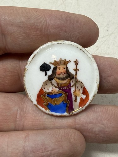 Antique c1850 porcelain whist - antique,