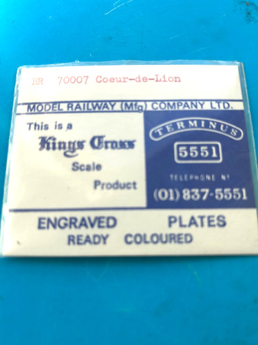 New kings cross name plates - kings,