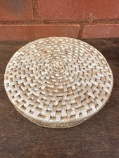 Wicker Rattan Boho Woven Table