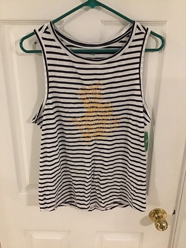 Dip tank top white blue - tank,