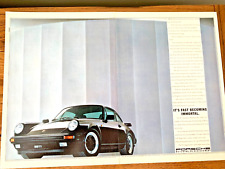 PORSCHE 911 930 SPEEDSTER - COLLECTIBLE FRAMEABLE ORIGINAL CLASSIC CAR ADVERT