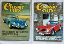 CLASSIC CARS MAGAZINES x 2 - March, April  1988 - Renault Alpine, Triumph TR6