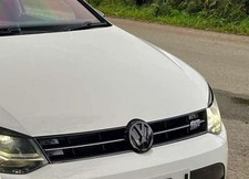 2PCS mk5 6c Polo Front And Rear Glossy Black Badges 2014 to 2017