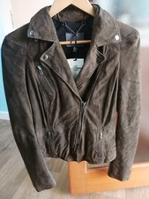 Ladies Leather Biker Jacket