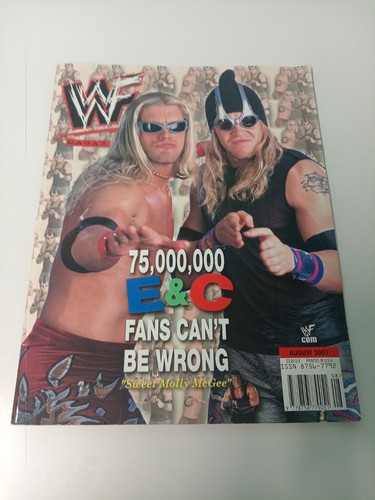 Wwf wwe magazine august - august, 2001
