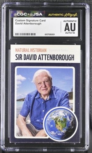 David attenborough signed - david,
