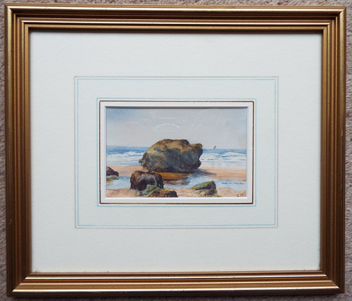 Small seascape original - seascape,