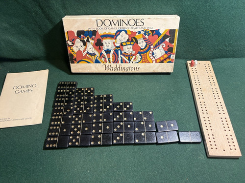 Vintage waddingtons dominoes - vintage,