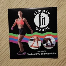 Simply Fit Board Workout DVD and User Guide / Household Manual, Instructions