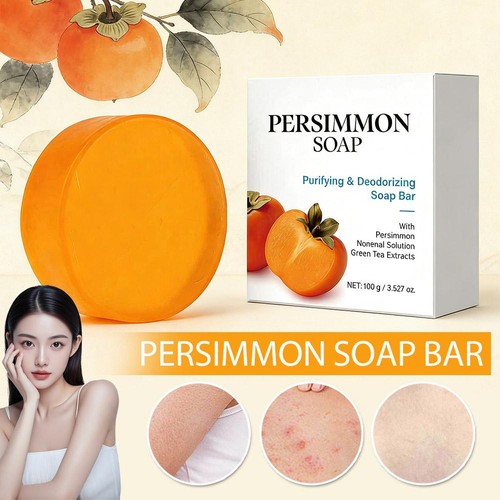Persimmon soap bar - persimmon, old