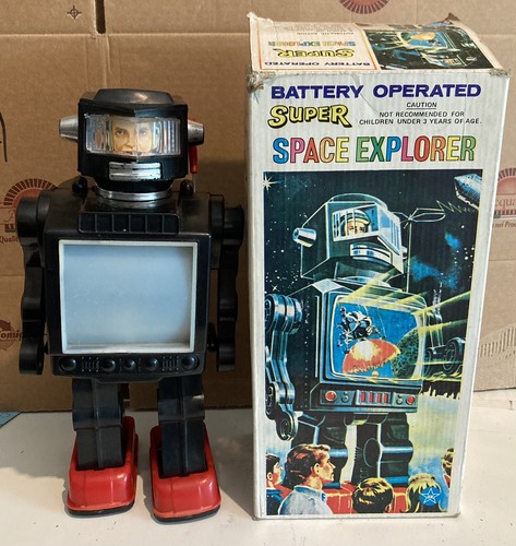 Robot tin toy - toy, explorer