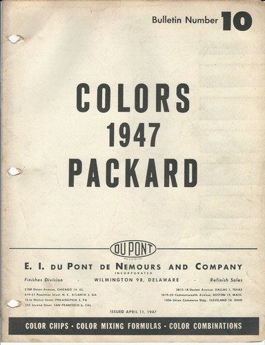 1947 packard paint - packard, chips