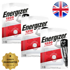 Energizer CR1220 CR1225 CR1216 Battery 3v Lithium Coin Cell Batteries CR/DL NEW