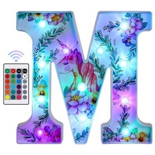 M LED Unicorn Letter Light