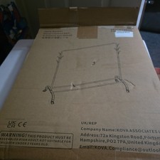 Heavy Duty Metal Clothes Rail Rack Garment Hanging Display Stand Storage Shelf