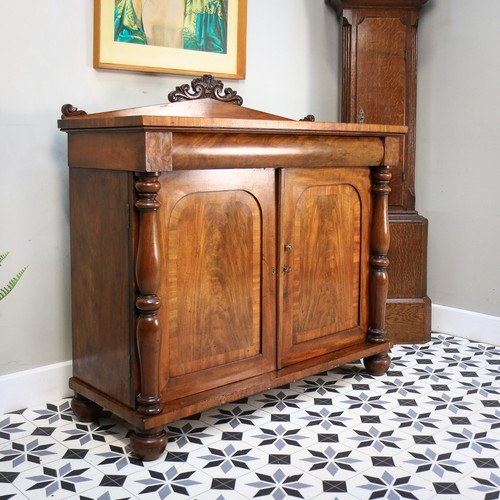 Antique mahogany chiffonier - mahogany,