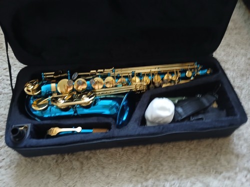 Unbranded coloured saxophone - unbranded,